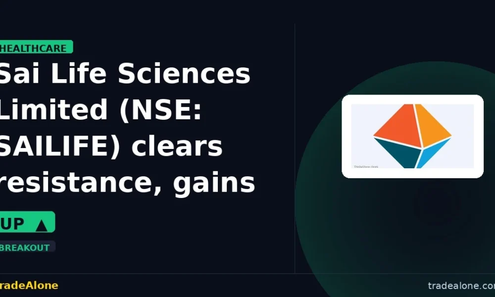 Sai Life Sciences Limited NSE SAILIFE clears resistance