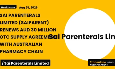 Sai Parenterals Limited Saiparent OTC Agreement Renewal