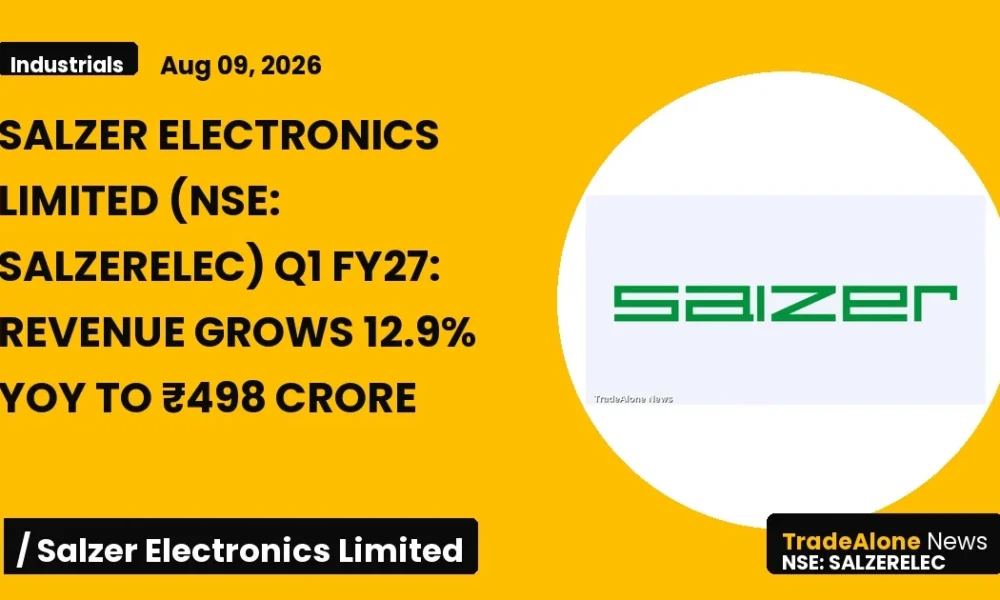 Salzer Electronics Limited (NSE: Salzerelec) Q1 FY27 Results