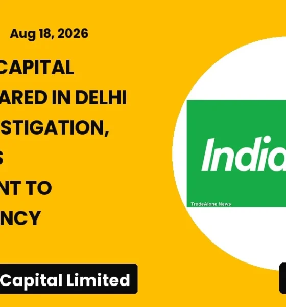Sammaan Capital Limited Sammaancap Not Accused Investigation August 2026