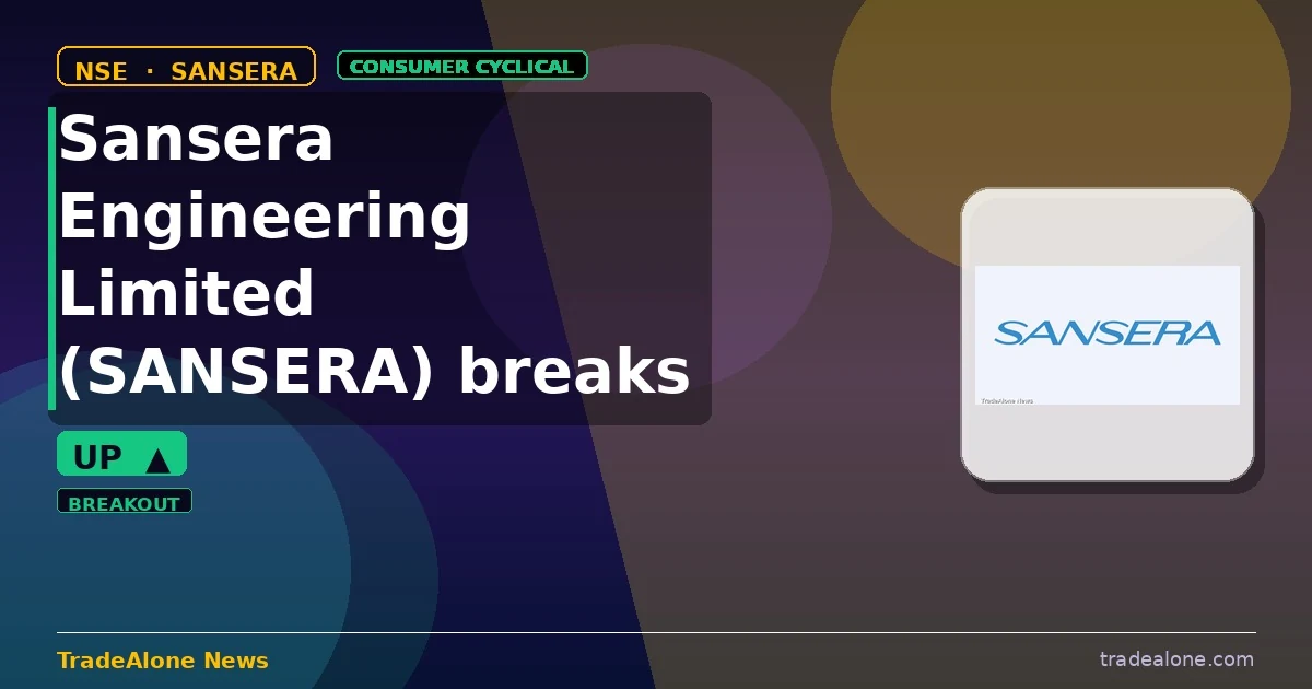 Sansera Engineering Limited SANSERA breaks out