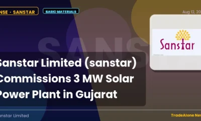 Sanstar Limited Sanstar Solar Power Plant August 2026