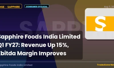 Sapphire Foods India Limited Sapphire Q1 FY27 Presentation