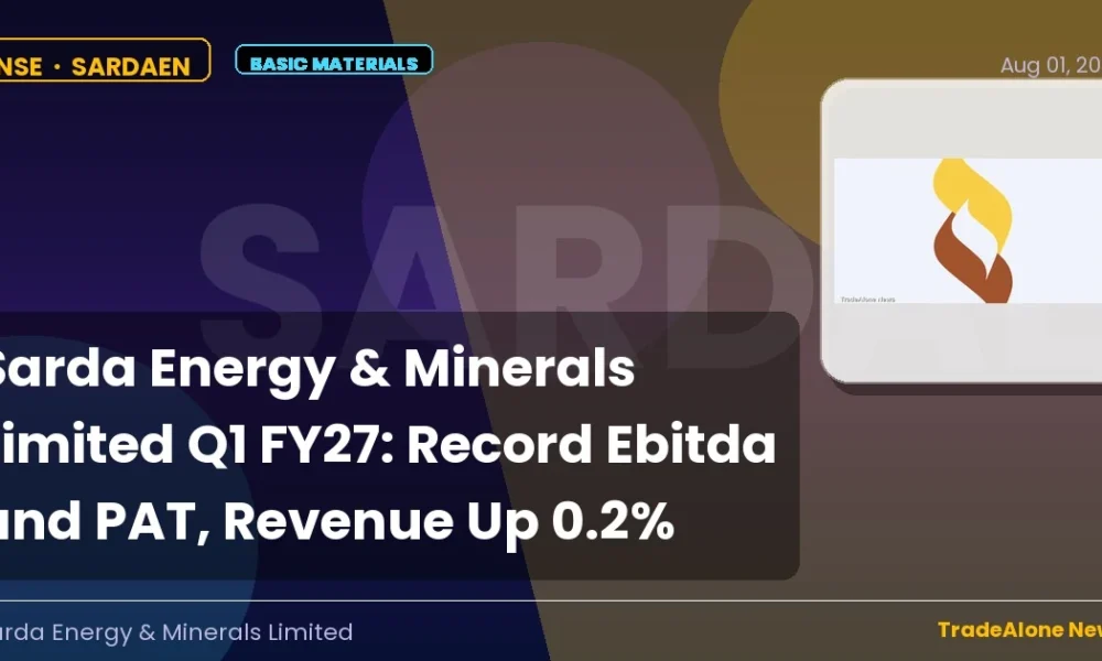 Sarda Energy & Minerals Limited Sardaen Q1 FY27 Results