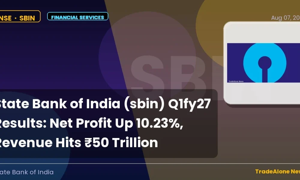 State Bank of India SBIN Q1fy27 Results