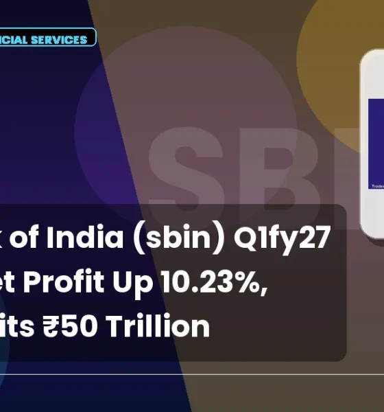 State Bank of India SBIN Q1fy27 Results