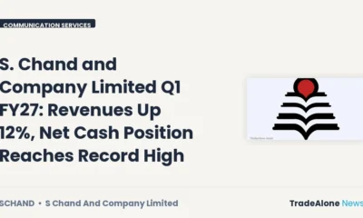 S Chand and Company Limited Schand Q1 FY27 Results