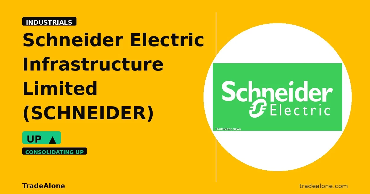 Schneider Electric Infrastructure Limited SCHNEIDER gains 5% intraday