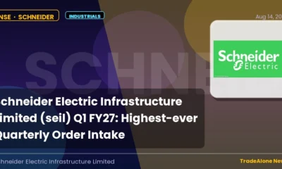 Schneider Electric Infrastructure Limited Schneider Q1 FY27 Results