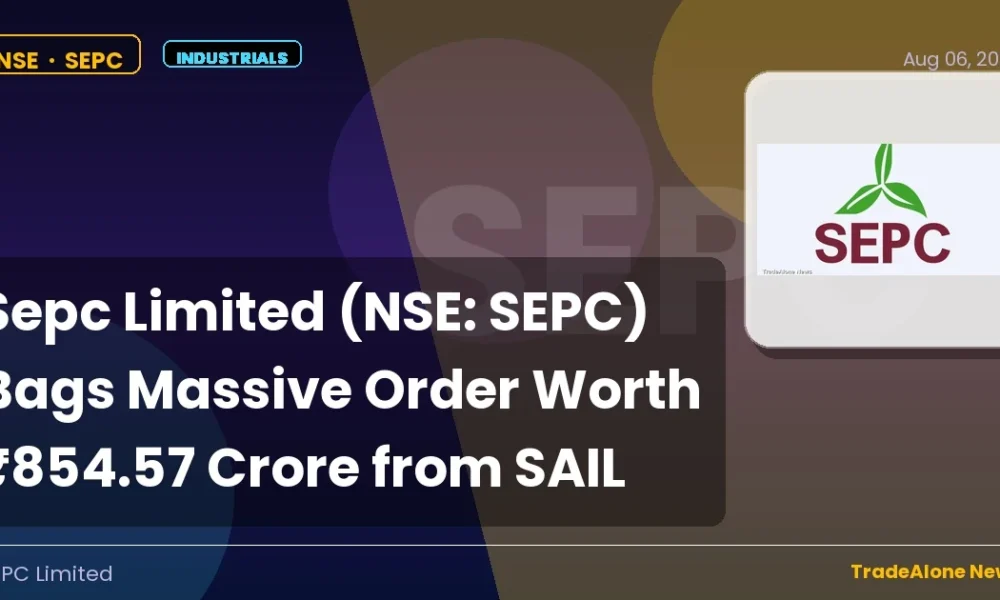 Sepc Limited NSE SEPC Massive Order SAIL