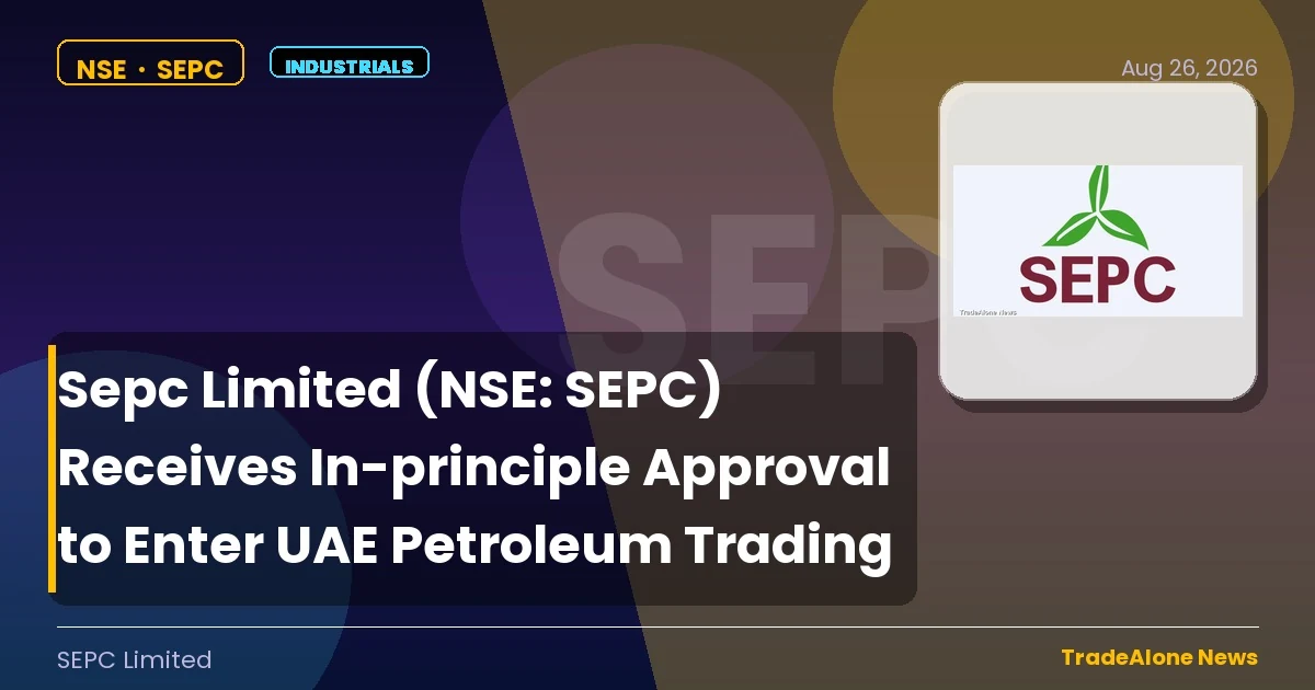 Sepc Limited NSE SEPC UAE Petroleum Trading