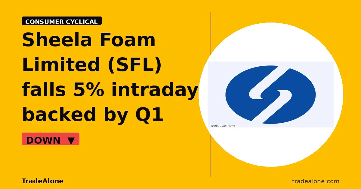 Sheela Foam Limited SFL Q1 FY27 results