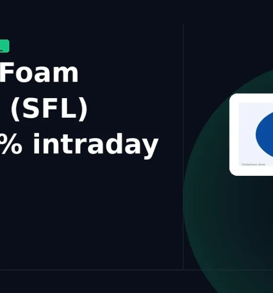 Sheela Foam Limited SFL gains 5% intraday
