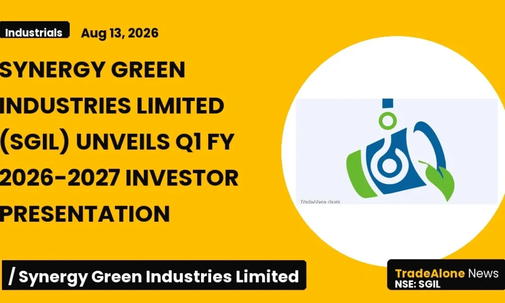 Synergy Green Industries Limited SGIL Q1 Fy26-27 Results
