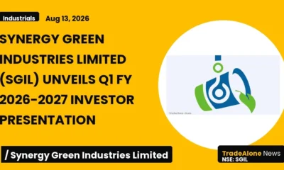 Synergy Green Industries Limited SGIL Q1 Fy26-27 Results