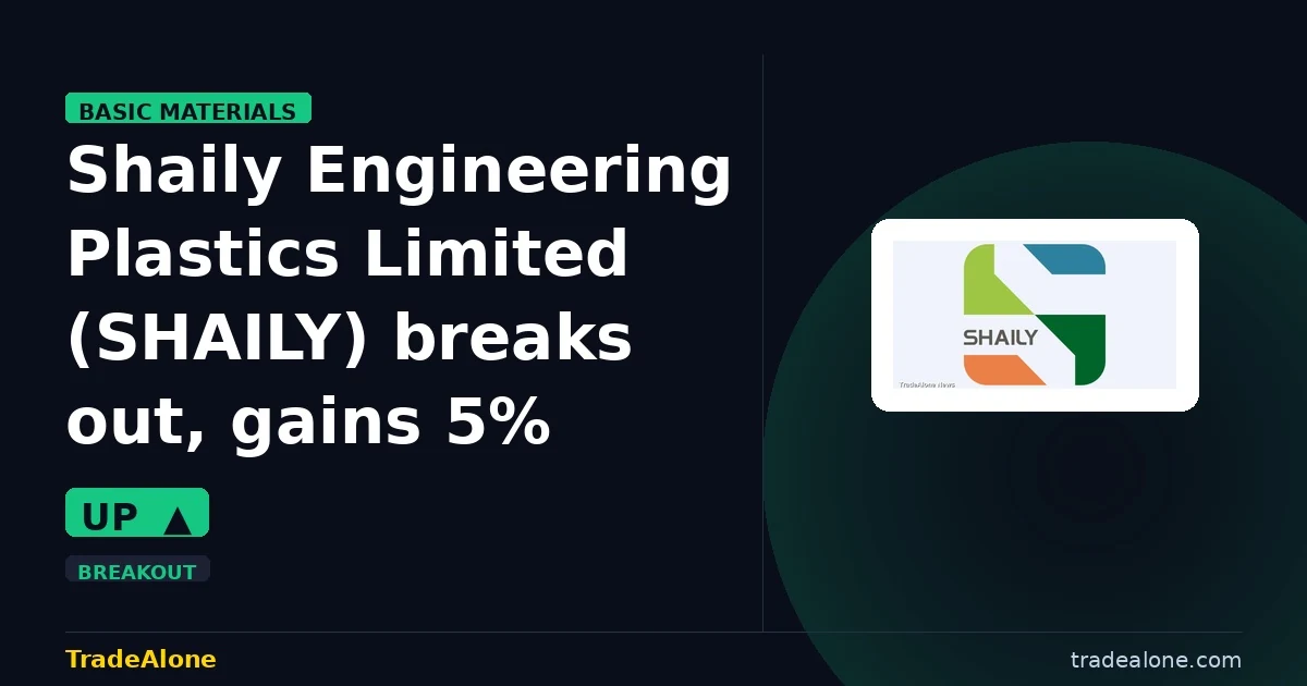 Shaily Engineering Plastics Limited SHAILY breaks out