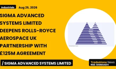 Sigma Advanced Systems Limited NSE Sigmaadv August 2026 Partnership