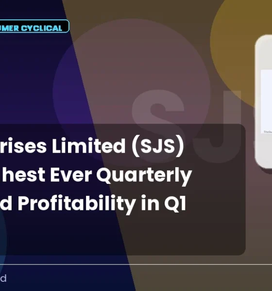 S.j.s. Enterprises Limited SJS Q1 Fy2027 Results