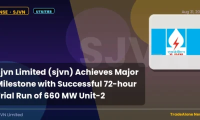 Sjvn Limited SJVN 72-hour Trial Run August 2026