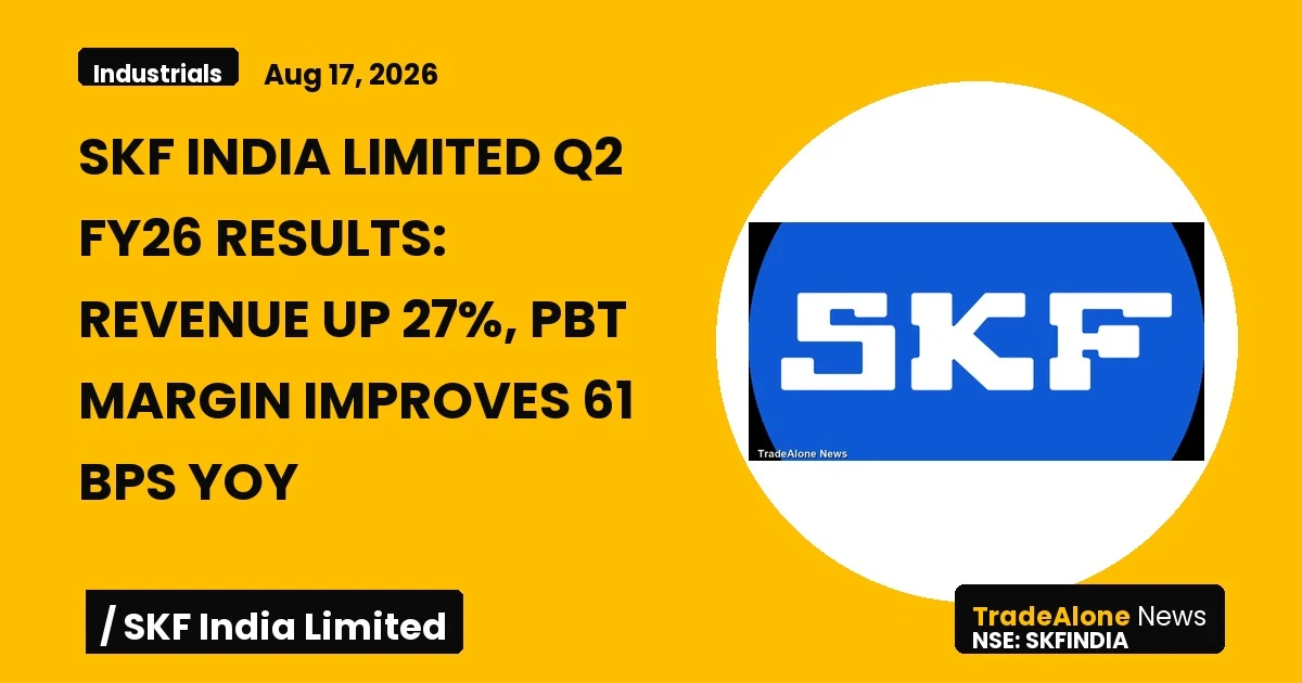 Skf India Limited Q2 FY26 Results