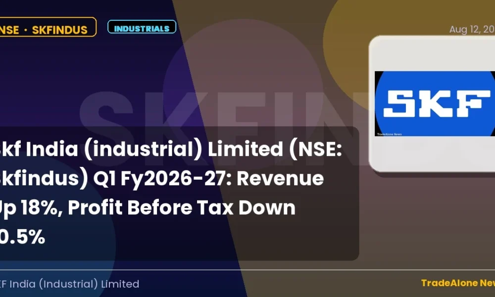 Skf India (industrial) Limited NSE Skfindus Q1 Fy2026-27 Results