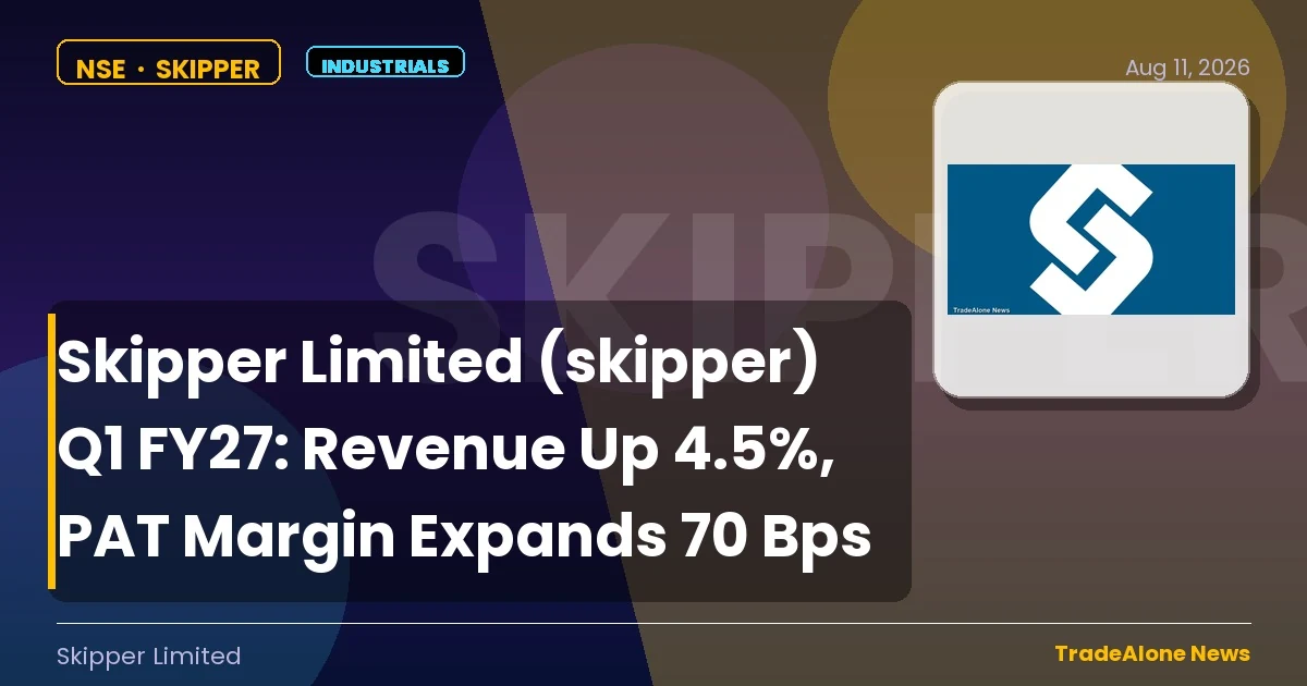 Skipper Limited Skipper Q1 FY27 Results