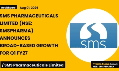 Sms Pharmaceuticals Limited Q1 FY27 Results