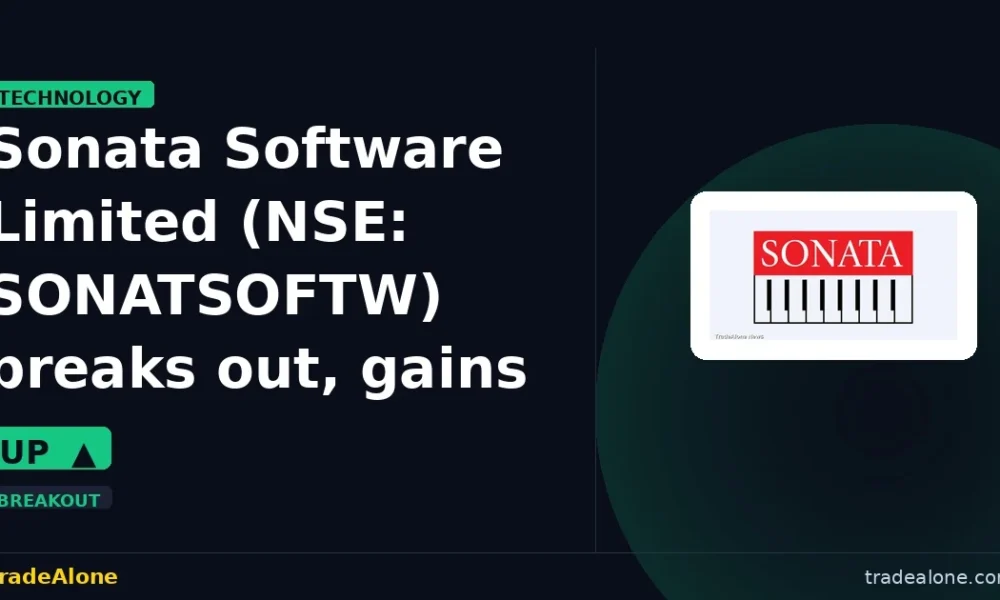 Sonata Software Limited SONATSOFTW breaks out