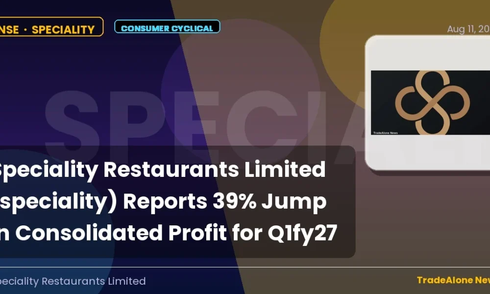 Speciality Restaurants Limited Speciality Q1fy27 Results