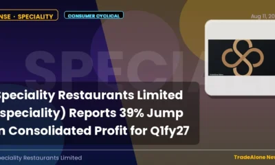 Speciality Restaurants Limited Speciality Q1fy27 Results