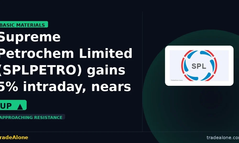 Supreme Petrochem Limited SPLPETRO gains 5% intraday
