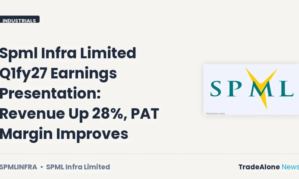 Spml Infra Limited Q1fy27 Earnings: Revenue Up 28%, PAT Margin Improves