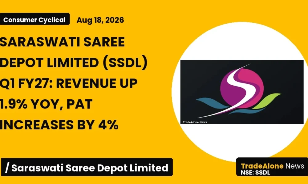 Saraswati Saree Depot Limited SSDL Q1 FY27 Results