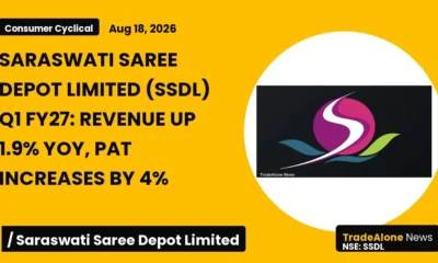 Saraswati Saree Depot Limited SSDL Q1 FY27 Results