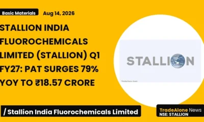 Stallion India Fluorochemicals Limited (stallion) Q1 FY27 Results
