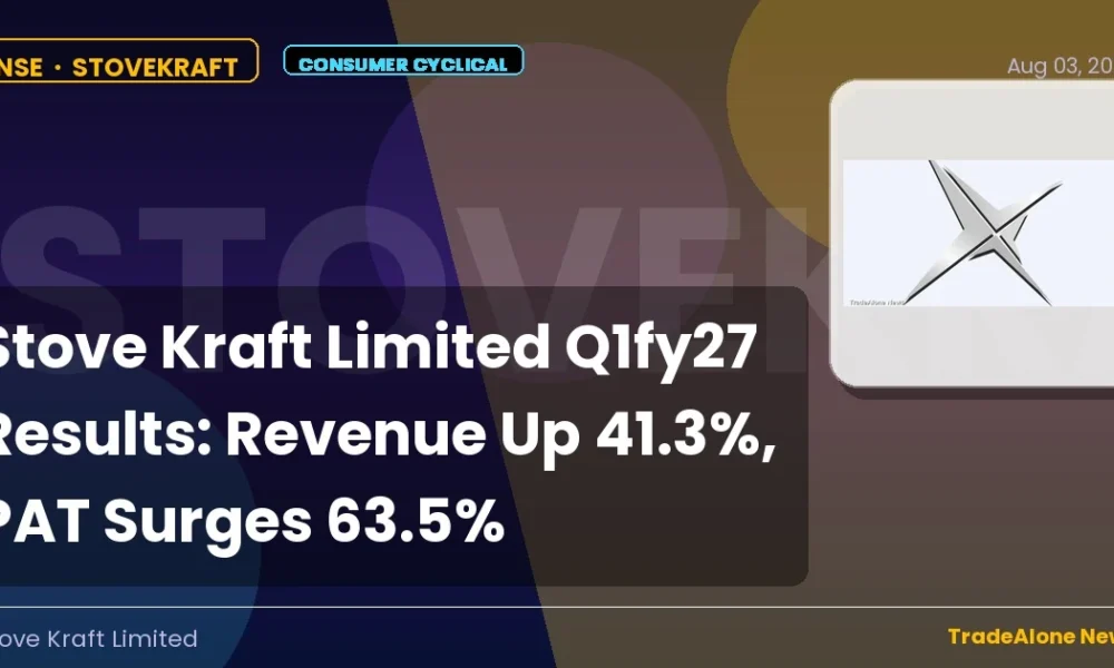 Stove Kraft Limited Q1fy27 Results