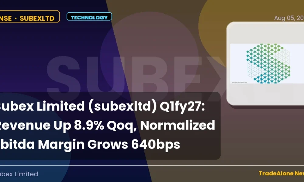 Subex Limited Subexltd Q1fy27 Results