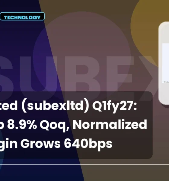 Subex Limited Subexltd Q1fy27 Results