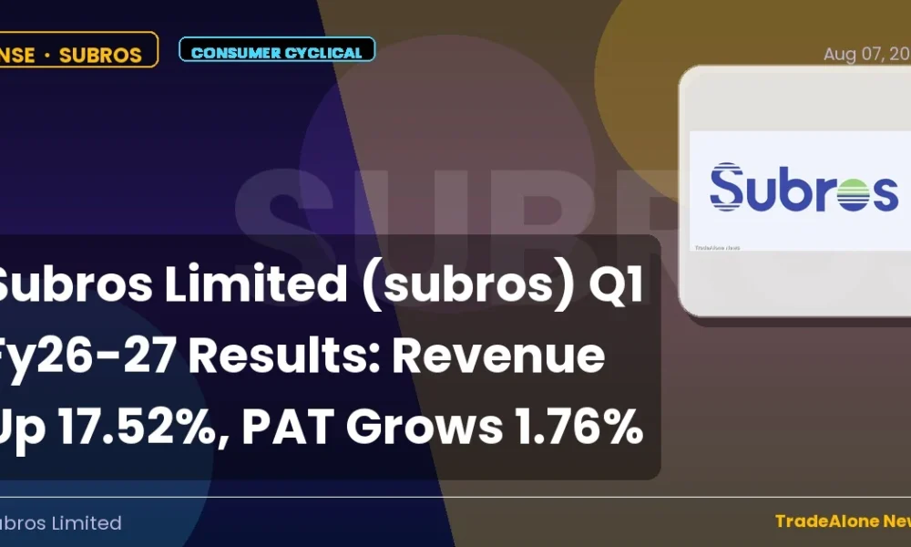 Subros Limited Subros Q1 FY26 Results