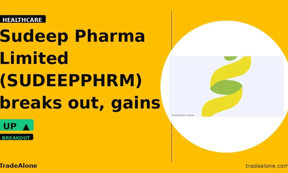 Sudeep Pharma Limited SUDEEPPHRM breaks out