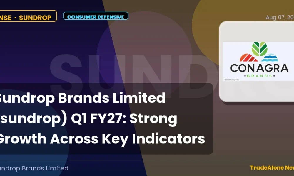 Sundrop Brands Limited Sundrop Q1 FY27 Results