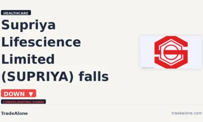Supriya Lifescience Limited SUPRIYA falls 6% intraday