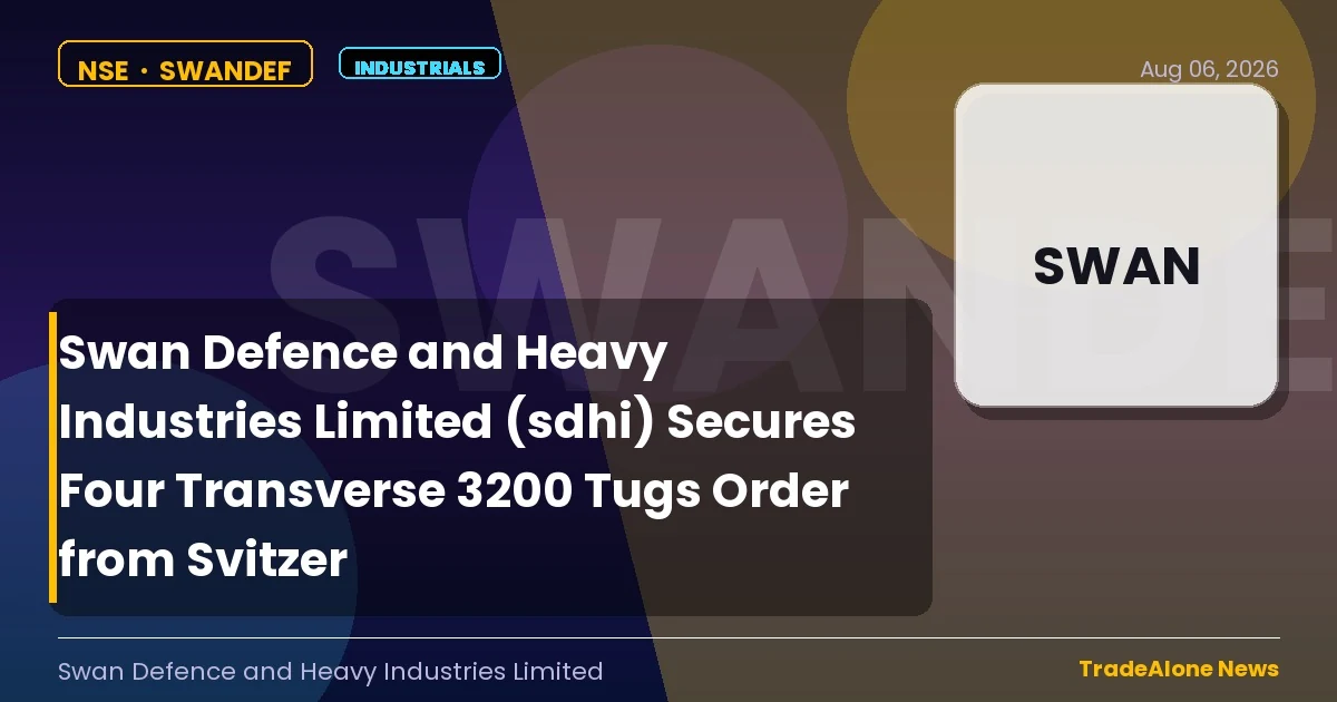 Swan Defence and Heavy Industries Limited Swandef August 2026 Order