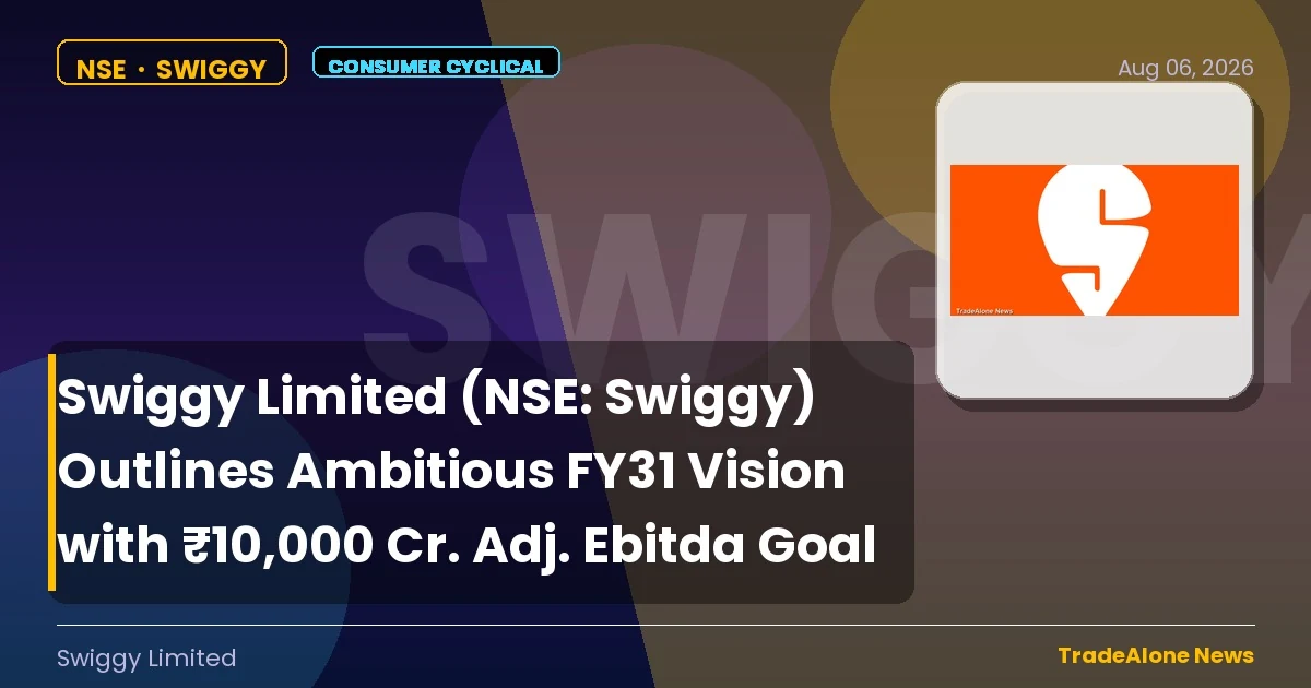 Swiggy Limited NSE Swiggy FY31 Vision