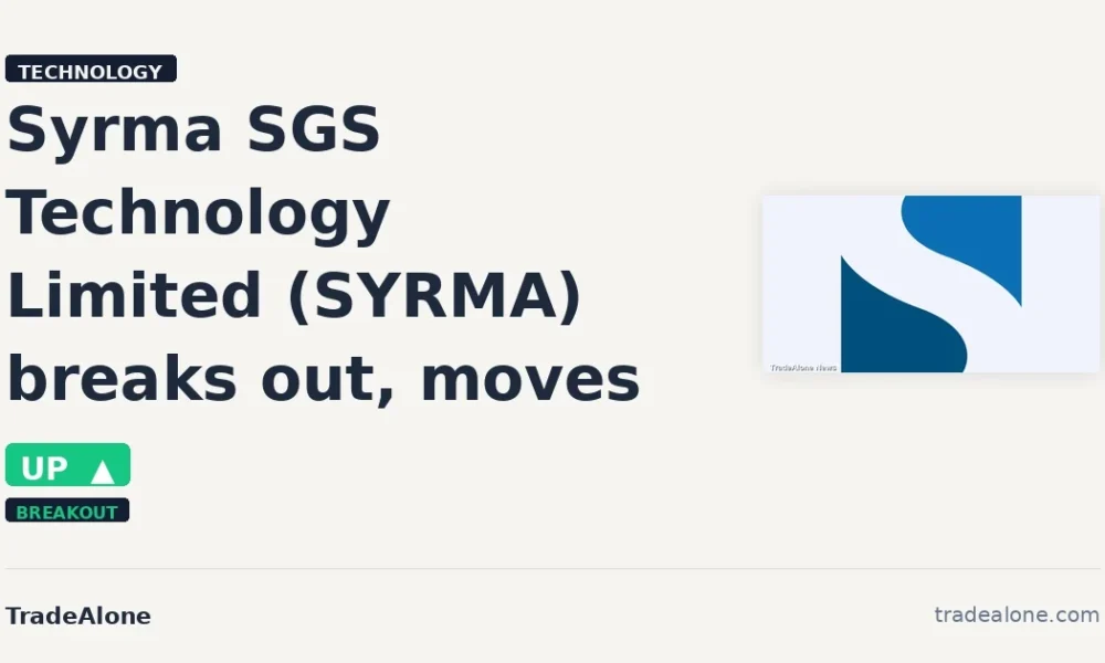 Syrma SGS Technology Limited SYRMA breaks out