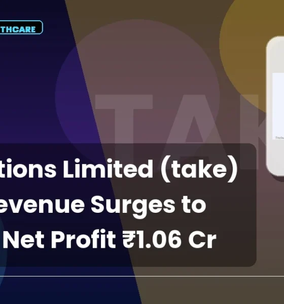 Take Solutions Limited Q1 FY27 Results: Revenue ₹30.37 Cr, Net Profit ₹1.06 Cr