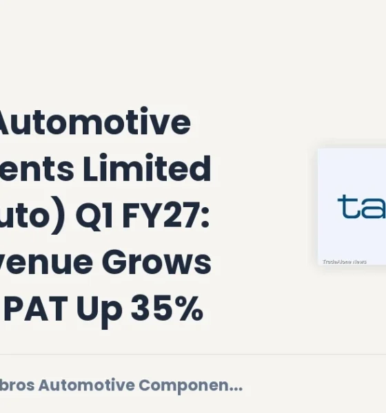 Talbros Automotive Components Limited Talbroauto Q1 FY27 Results
