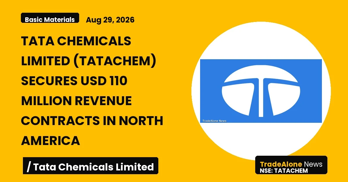 Tata Chemicals Limited Tatachem North America Acquisition