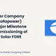 Tata Power Company Limited Tatapower 190.5 MW Solar FDRE Milestone
