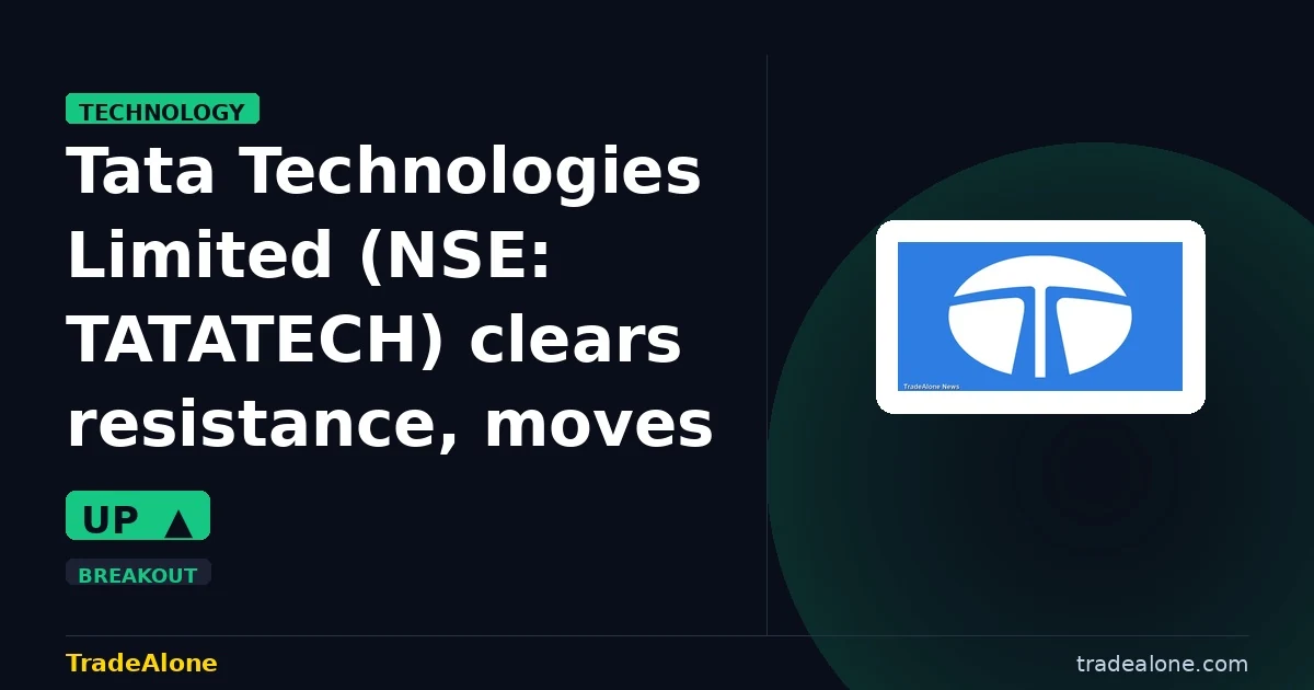 Tata Technologies Limited TATATECH clears resistance